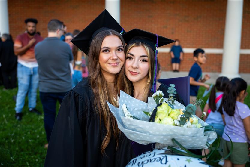 Students celebrate graduating